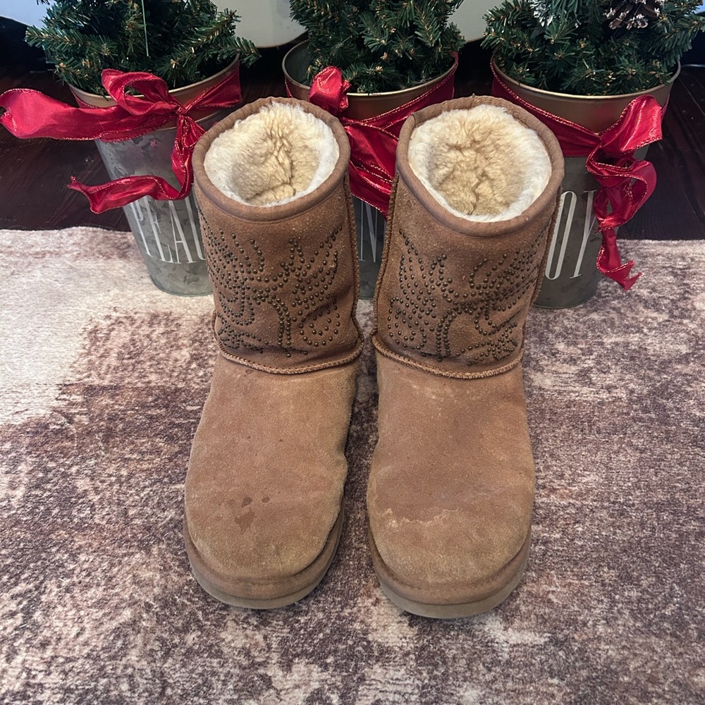 UGG Brown Studded Boots